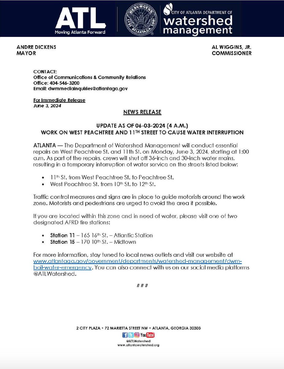 Atlanta Watershed tweet media