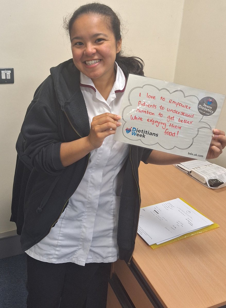 I chose Dietetics because...
<a href="/BDA_Dietitians/">British Dietetic Association</a> #DW2024