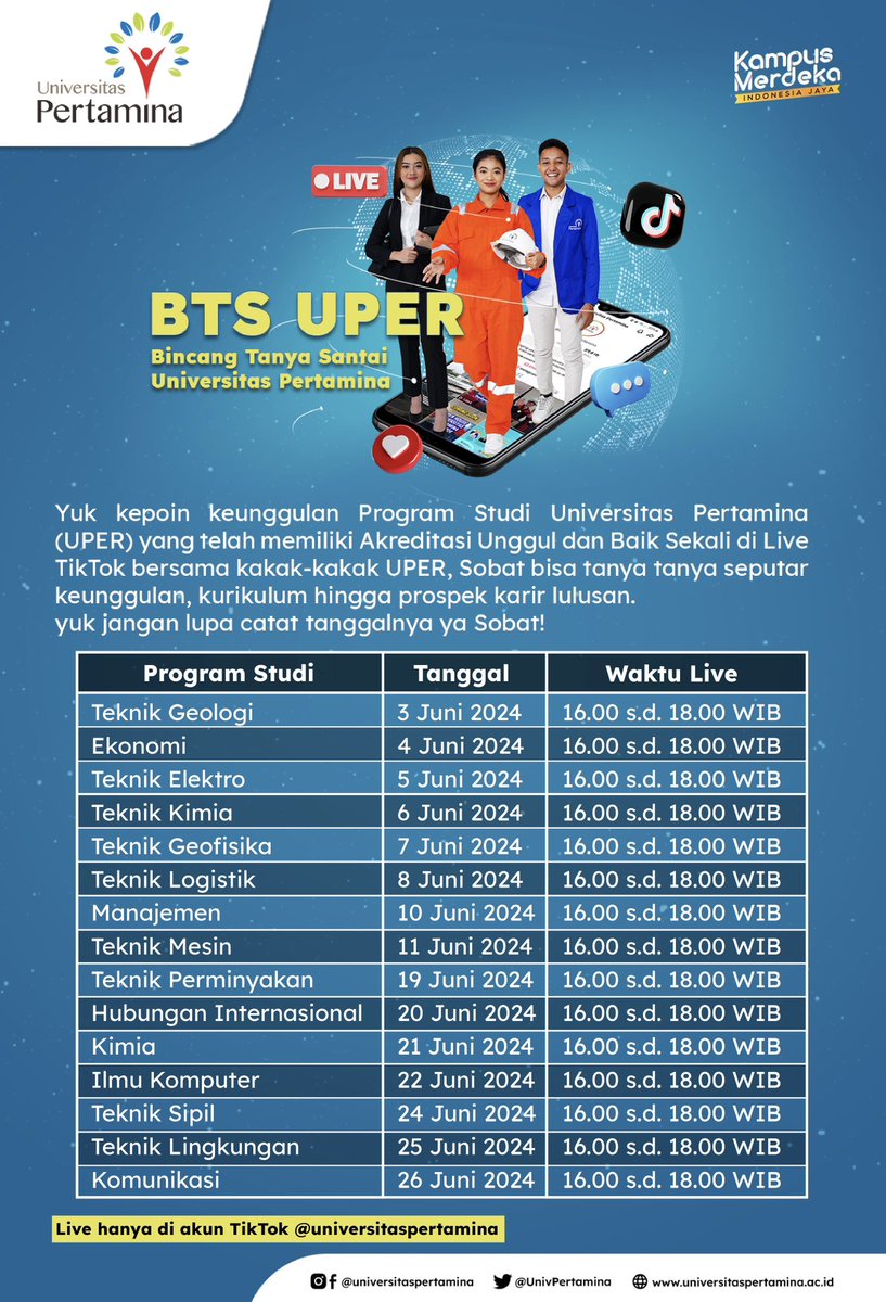 Universitas Pertamina (@univpertamina) on Twitter photo 
