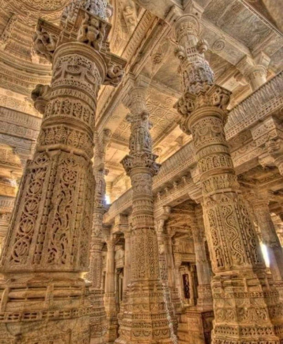 DohareCa's tweet photo. Incredible engineering and art of Ranakpur Jain Temple, India 15th Century
1,440 pillars none it's said are the same carvings
#jaintemple #jainism #jainism_updates #jainismsimplified #jaintemplesofindia #rajasthan #temple #heritage #culture #architecture #ancienthistory https://t.co/ujpPIYQlut