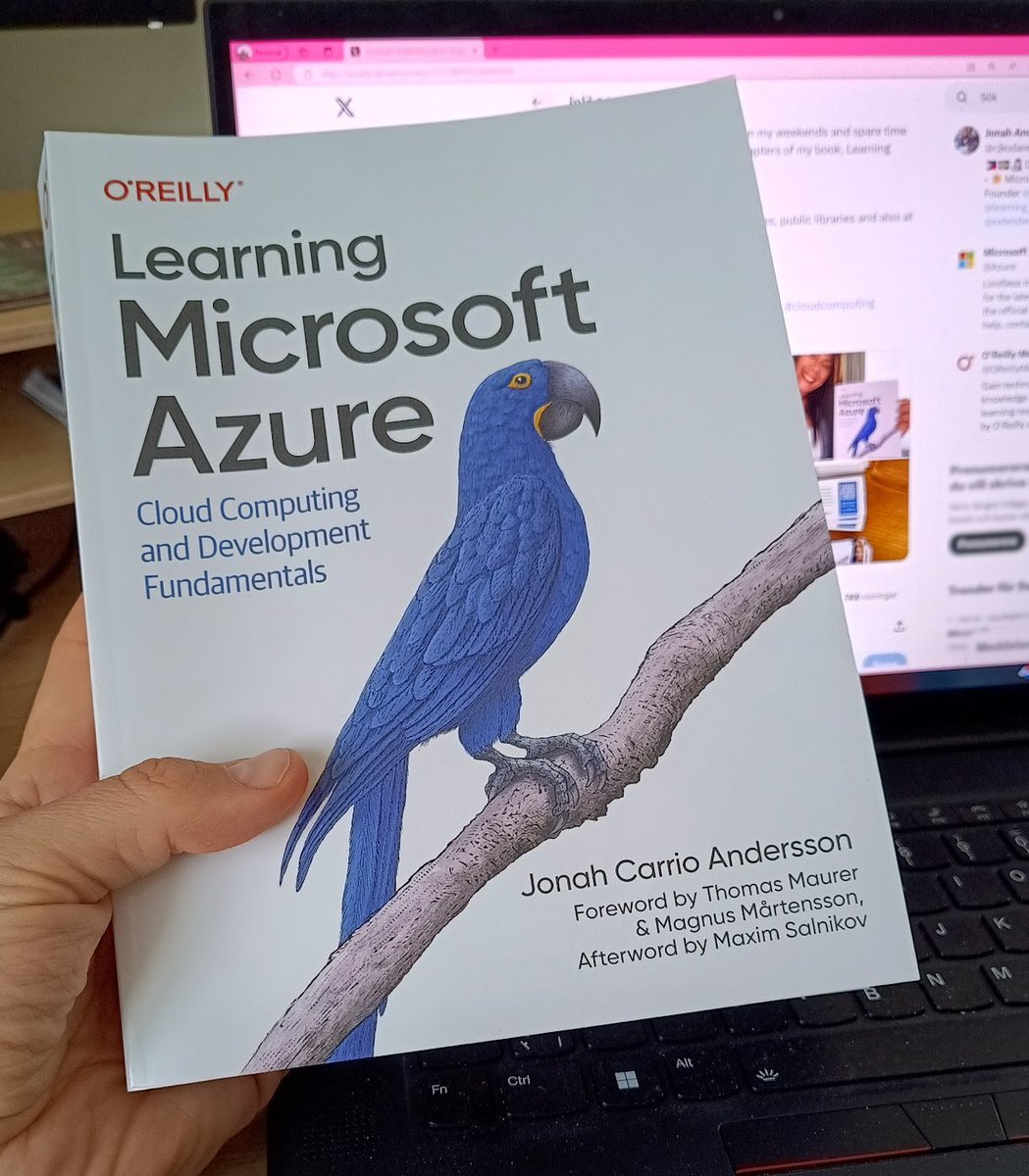 My copy arrived last week, and I just started reading through it. Great work! #azure