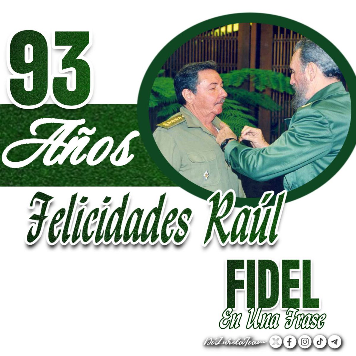 #FidelEnUnaFrase recuerda su amor, compromiso y hermandad.

Parecían inseparables, los revolucionarios no olvidan aquel fuerte abrazo en Cinco Palmas y el memorable intercambio de frases:
 
“Cuantos fusiles traes?, preguntó Fidel. “Cinco”, respondió Raúl. “¡Y dos que tengo yo,