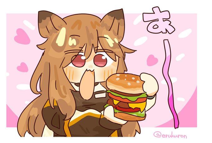 「ハンバーガー 開口」のTwitter画像/イラスト(新着)