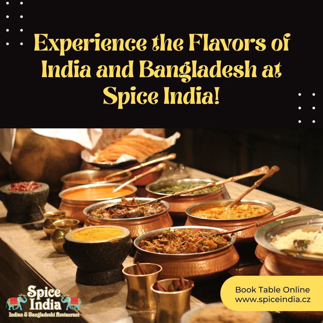 SpiceIndiaCZ's tweet photo. 🍽️ Discover the flavors of India at Spice India! 

🌶️ Enjoy exquisite dishes made from the finest ingredients, all in a romantic setting. 🍤🍛 

Book Table Online - https://t.co/lLL9OzRDIM
#foods #foodlovers #RestaurantLife #prague https://t.co/iN6OSo1cge