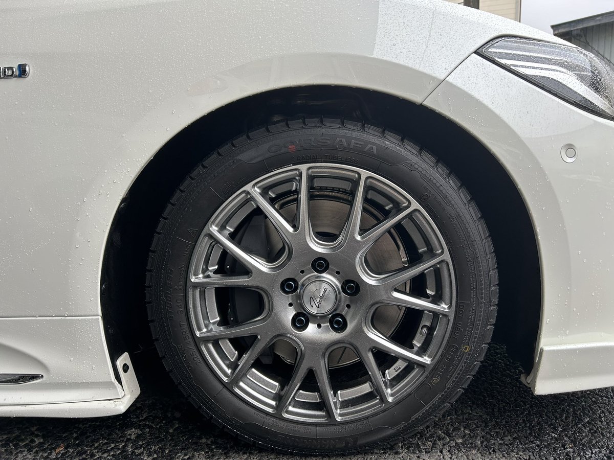 TTA220RS's tweet photo. #ビッグキャリパー移植
#スリットローター
#voing
#ディクセル
GWS224用ビッグキャリパー移植しました〜
リアはそのままです笑
17インチスタッドレスもOKでした👍 https://t.co/kcPLcvzVie