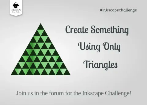 inkscape's tweet image. The June #Inkscape Challenge:

Create something with only triangles 📐🔺🔻

See you on the challenge page!

inkscape.org/forums/competi…

#InkscapeChallenge #ArtwithFLOSS