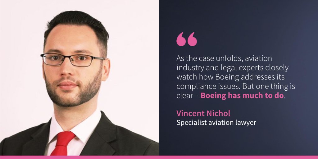 Safety concerns continue to surround Boeing following a number of high profile incidents. Here, one of our aviation lawyers @VincentNichol, looks at the issues facing the aircraft giant and what it needs to do to maintain public trust. irwinmitchell.com/news-and-insig…