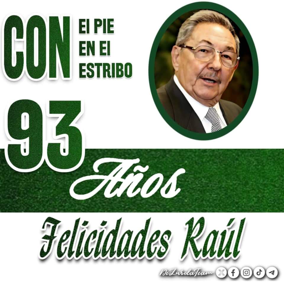 @TodoPorCuba94 (@todoporcuba94) on Twitter photo <a href="/glamurcubano/">Glamurcubano</a> <a href="/DrRobertoMOjeda/">Dr. Roberto Morales Ojeda</a> <a href="/PartidoPCC/">Partido Comunista de Cuba</a> <a href="/DiazCanelB/">Miguel Díaz-Canel Bermúdez</a> <a href="/Reylope13/">Rey Lopez</a> <a href="/AmarisAylaQba/">🌼𝓐𝓶𝓪𝓻𝓲𝓼 𝓐𝔂𝓵𝓪 🔻🇨🇺🇻🇪🇸🇻</a> <a href="/AmaliaR622/">✨Amalia Rodríguez ✨🌹</a> <a href="/MryRodrguez4/">M@ry D'Cuba 🇨🇺</a> <a href="/Maximo8255/">Maximo82</a> <a href="/Giro5O/">Giraldo Martín Lazo</a> <a href="/MaraSil46/">María Silvia</a> <a href="/raudel_leon/">Dr. Raudel León</a> <a href="/PatriaNuestra3/">Patria Nuestra</a> Nada más bello que iniciar la semana celebrando los 93 años de nuestro General de Ejército #RaúlEsRaúl
<a href="/PartidoPCC/">Partido Comunista de Cuba</a> <a href="/glamurcubano/">Glamurcubano</a> <a href="/DrRobertoMOjeda/">Dr. Roberto Morales Ojeda</a> <a href="/PartidoPCC/">Partido Comunista de Cuba</a> <a href="/DiazCanelB/">Miguel Díaz-Canel Bermúdez</a> <a href="/Reylope13/">Rey Lopez</a> <a href="/AmarisAylaQba/">🌼𝓐𝓶𝓪𝓻𝓲𝓼 𝓐𝔂𝓵𝓪 🔻🇨🇺🇻🇪🇸🇻</a> <a href="/AmaliaR622/">✨Amalia Rodríguez ✨🌹</a> <a href="/MryRodrguez4/">M@ry D'Cuba 🇨🇺</a> <a href="/Maximo8255/">Maximo82</a> <a href="/Giro5O/">Giraldo Martín Lazo</a> <a href="/MaraSil46/">María Silvia</a> <a href="/raudel_leon/">Dr. Raudel León</a> <a href="/PatriaNuestra3/">Patria Nuestra</a> Nada más bello que iniciar la semana celebrando los 93 años de nuestro General de Ejército #RaúlEsRaúl
<a href="/PartidoPCC/">Partido Comunista de Cuba</a>