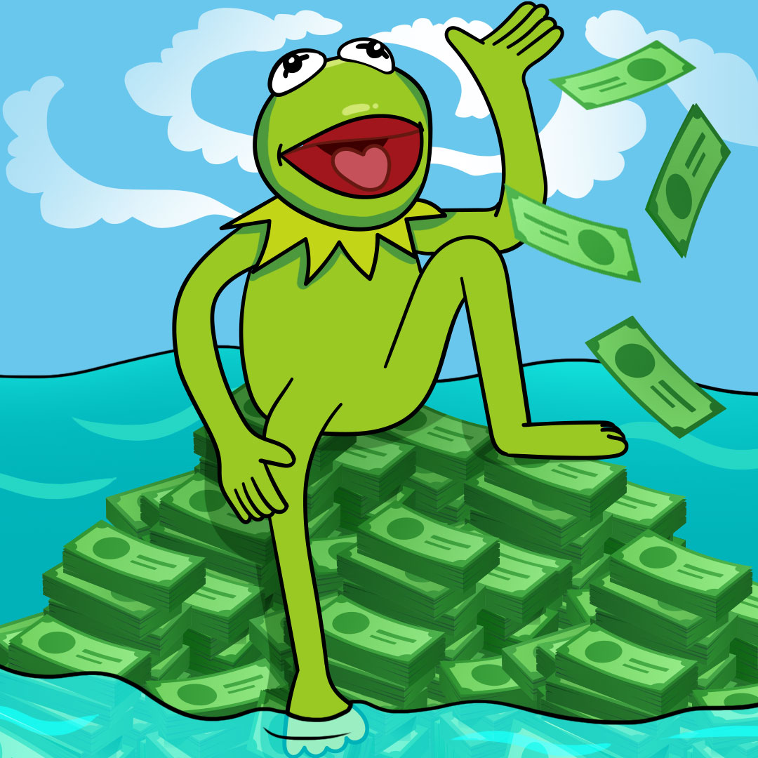 good morning frog army! $PEPE $KERMIT

anyone else likes green? 🐸