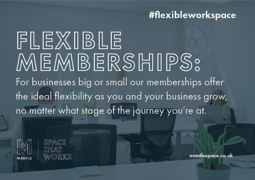Afraid of Committment? 😱
Check out our flexible memberships which already suit a variety of different businesses. Perhaps they could work for you! You have our support from the moment you move in 💥

mantlespace.co.uk/memberships

#memberships #flexibleworkspace #locations