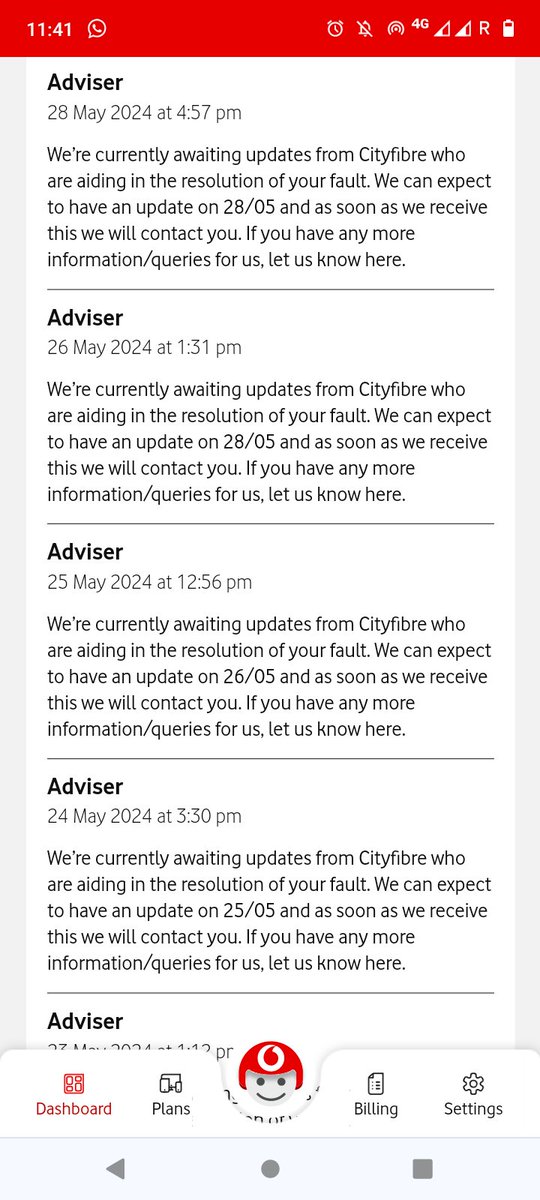 Superpotts's tweet photo. @VodafoneUK why aren't you chasing up my internet issues with @CityFibre and leaving me without internet https://t.co/FGRkPGM40D