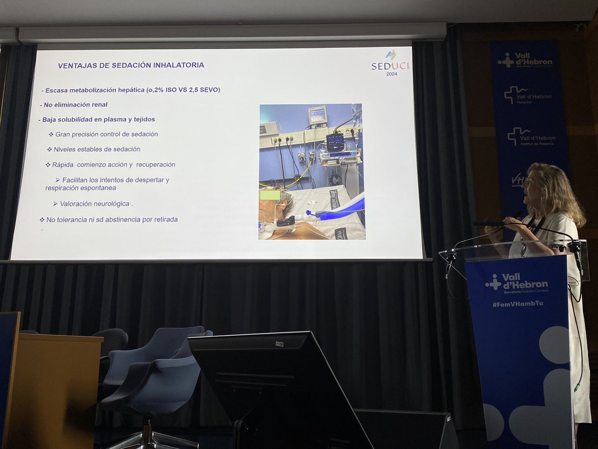 Efectos beneficiosos de la sedación inhalada respecto a la sedación intravenosa Carola Giménez-Esparza #SEDUCI
