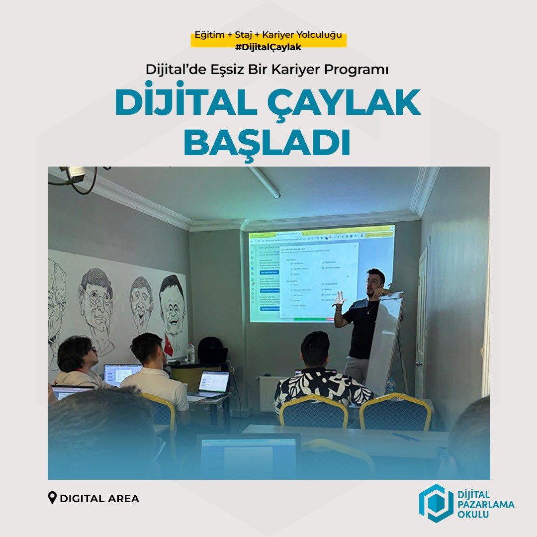 5. Dijital Çaylak Programımız başladı. 💫

Yeni bir kariyer yolu kazanmanıza ve staj imkanı bulmanıza yardımcı olan dijital pazarlama eğitim programımız Dijital Çaylak tüm hızıyla devam ediyor. 

🧑‍💻👩‍💻 #dijitalçaylak #googleads #metaads #digitalmarketing