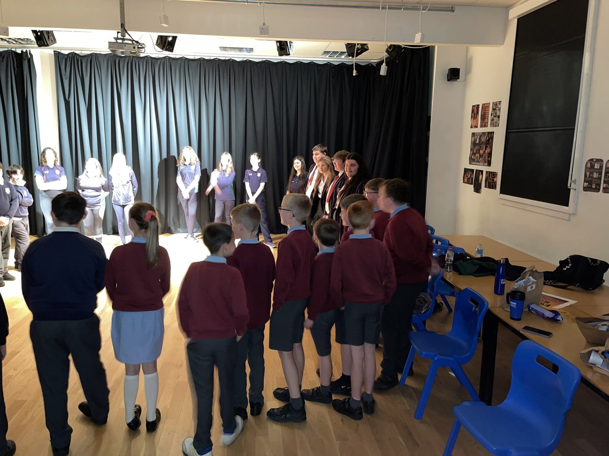 CPSBALLYMONEY's tweet image. Y6 Taster Day at Coleraine Grammar School. Currently enjoying Drama.