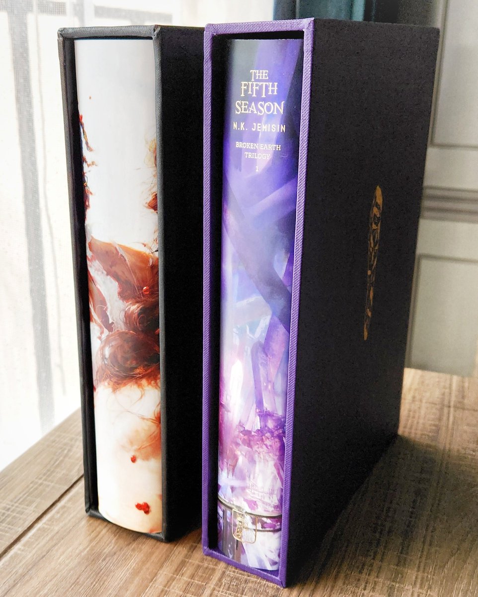 <a href="/LordGrimdark/">Joe Abercrombie</a> <a href="/eent/">Anthony Kaye</a> <a href="/nkjemisin/">N. K. Jemisin</a> <a href="/ja_dig/">J A D</a> Anthony is the best. I got a copy too. It's utterly stunning. Looks good together with Blade Itself!