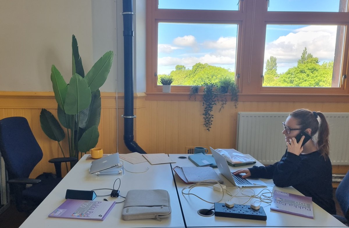 First day in our new office <a href="/KinningParkComp/">Kinning Park Complex</a> 😊🎉
We're sharing space with <a href="/GCFNetwork/">Glasgow Community Food Network</a> - looking forward to working more closely with a like-minded food org.🌱🥕🌶
Thanks <a href="/CaringCity/">GlasgowCaringCity</a> for helping us move and being so good to us at our previous office - we will miss all at 249 🤗