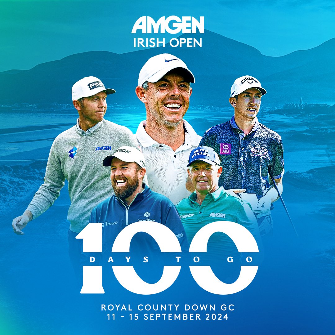 The countdown is on! 📆

Don’t miss your chance to be there! 👇
🎟️ - rb.gy/m0kd25

#AmgenIrishOpen #NIMadeForGolf #VisitMourne