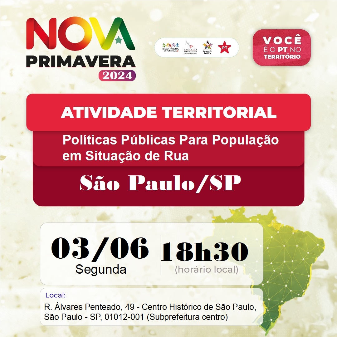 Bom dia hj teremos uma reunião na subprefeitura se pela política pública da  população em situação de rua  para fazer o pedido de moradia digna