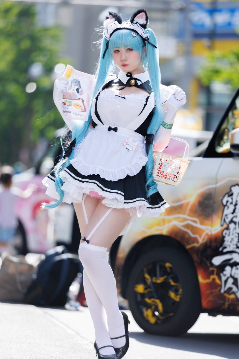 kome__s2's tweet photo. ︎ ⚠︎cosplay

勝利の女神：NIKKE ››プリバティ
衣装››アンカインド・メイド

⌜どこまで私をメイドとして
　　　　　育てるつもりですか…！？⌟

Photo:てんちょー(@amazon_tencho )様
#NIKKEcosplay https://t.co/ON7f8tXDjI