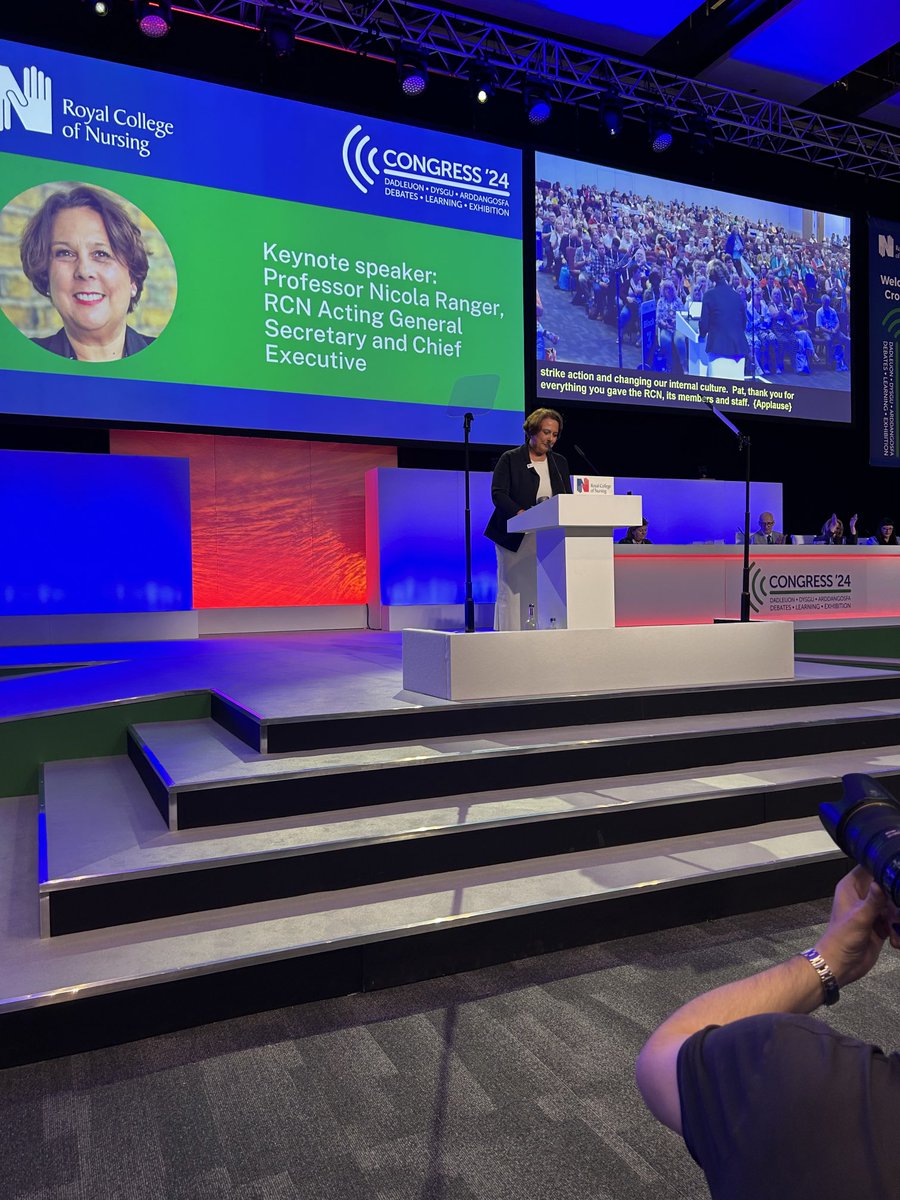 Alisonmagor's tweet photo. #RCN24 Nicola Ranger #firsttimespeaker@congress https://t.co/0PRW9SJ1HL