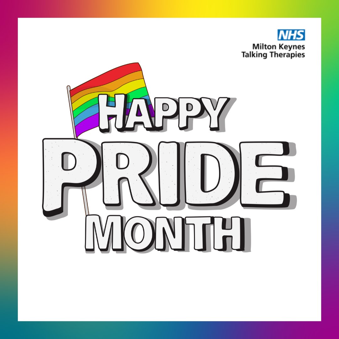 June is #Pride Month! 🏳️‍🌈  

Look out for our information posts throughout this week exploring the importance of maintaining healthy wellbeing and where to look for help within the LGBTQIA+ community.  

#Pride #pridemonth #mentalhealth #mentalhealthawareness #wellbeing #NHS