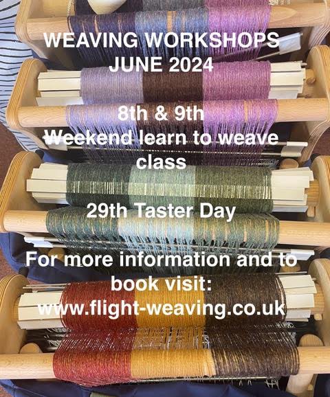 FlightWeaving's tweet image. I’m running two weaving classes this month; visit flight-weaving.co.uk for full details and to book #learntoweave