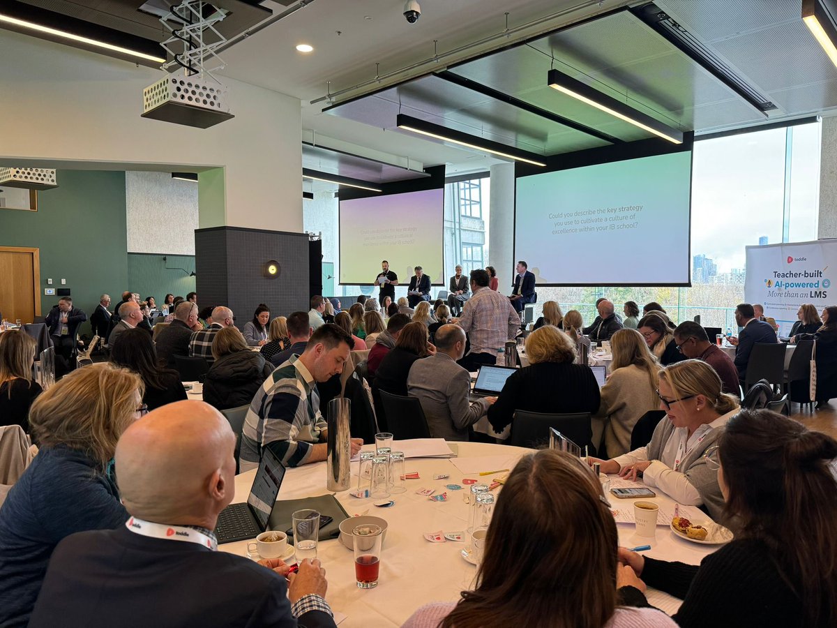 SpashEducation's tweet photo. What an outstanding event. Fantastic presentations and engaging panel discussions at the @toddle_edu IB Leaders Meetup in Melbourne, at the MCG. A packed venue full of leaders representing IB schools acrossAustralasia and Asia. Toddle continue to invest in IB school communities https://t.co/d3kOrV6KVW