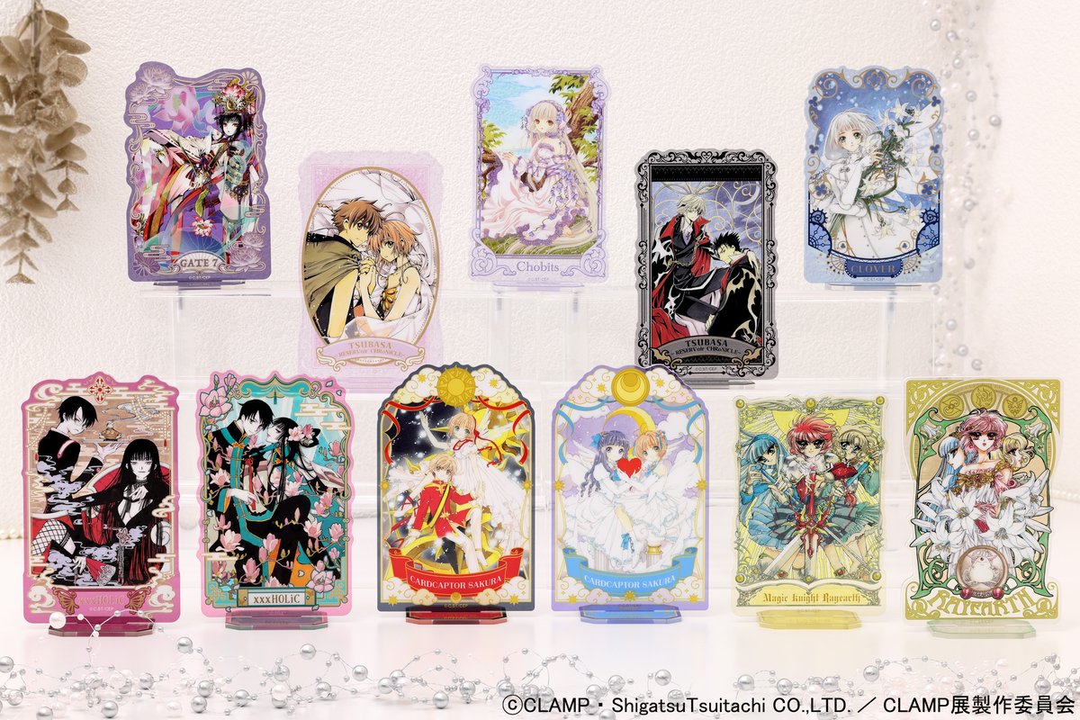 うさ城まに　アクリルスタンドセット　上海cp限定　　　　ラスト うさ城まに アクリルスタンドセット 上海cp限定 ラスト CLAMP展 商品