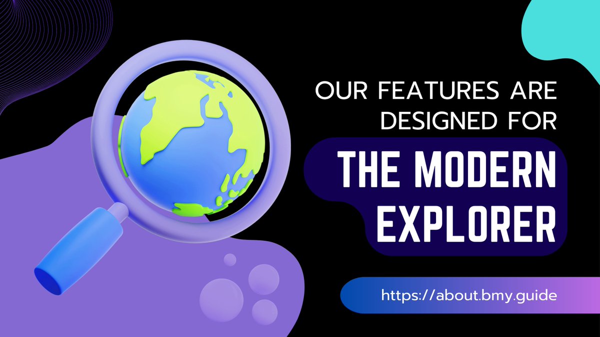 bmy_guide's tweet photo. 🚀 Discover our innovative features designed for explorers! 
Explore, share your adventures, connect with businesses, earn rewards, join a community of passionate travellers or grab up to 40% discounts to our partners.

👉Find out more at https://t.co/H3mLOv77r1 
#bmyguide https://t.co/snqHA1J0Eu