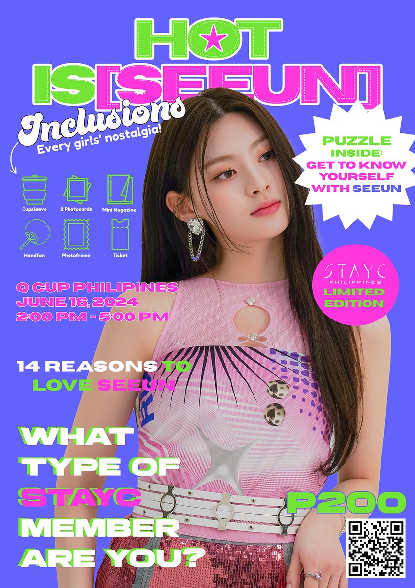 STAYCPH_'s tweet photo. [🎉]

EXTRA! EXTRA! 📣📰

SWITHs to launch the HOTTEST ISSUE of a magazine all about #SEEUN! 🎊

In partnership with QCup Philippines.

HOT IS[SEEUN]: A Seeun Birthday Fan Gathering Event

RSVP here for first dibs! https://t.co/ztgLtht5zi

#세은 #STAYC #스테이씨
HOT_ISSEEUN🔥 https://t.co/OGQHCMSFur