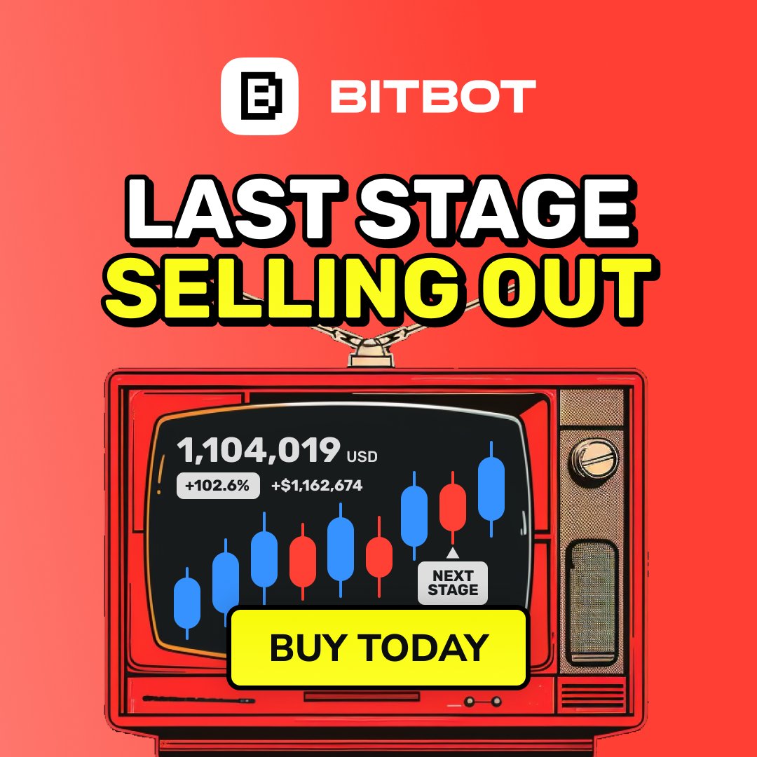 Official_Bitbot's tweet photo. 🚨 ALL THE $BITBOT TOKENS ARE ALMOST SOLD OUT! 🔥

Over $4.2 MILLION raised &amp; less than $80k left until the presale is SOLD OUT!

Don’t wait, this is your LAST CHANCE!

Buy Now: https://t.co/qp1oingwin https://t.co/eEDjvWaZ5L