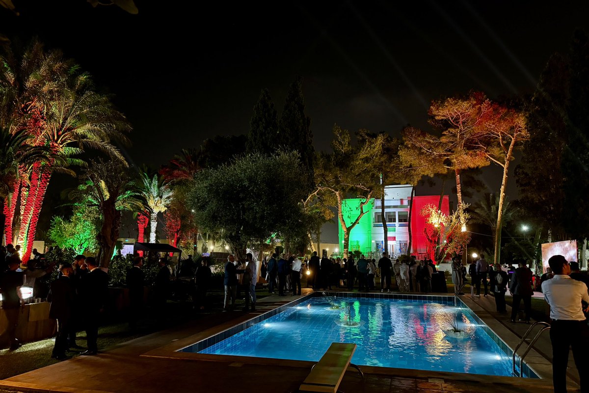 ItalyinLibya's tweet photo. #2giugno | L’Ambasciatore 🇮🇹 Alberini ha celebrato a #Tripoli il 78mo anniversario della #Repubblica_Italiana con numerosi esponenti del mondo politico, economico e culturale a testimonianza della profondità dell’amicizia tra #Italia 🇮🇹 e #Libia 🇱🇾. https://t.co/eEnNcWrNZ9