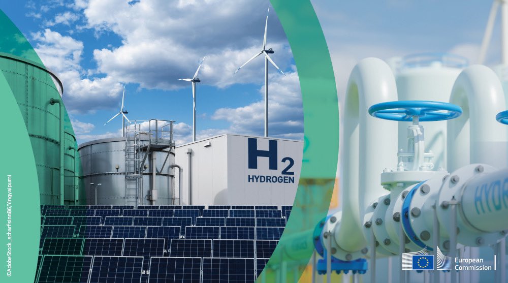 Today the EC 🇪🇺 launched a call for putting in place a Pilot #HydrogenMechanism.

The new mechanism will accelerate #investment in #hydrogen projects to further complement and support the ongoing work under the European #HydrogenBank.

🔗 europa.eu/!NCFKq3

#REPowerEU