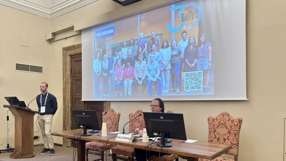 Jan FM Van Impe (@janfmvi) on Twitter photo 👉🏼 <a href="/FWOVlaanderen/">FWO</a> grantee Wannes Mores presenting at #ESCAPE34-#PSE2024 in Florence our latest results on Extreme Pathway generation! 👏🏼
#metabolic #networks
#SystemsBiology
#EFCE #CAPE
Great collaboration with #FilipLogist <a href="/KU_Leuven/">KU Leuven</a> / <a href="/BASF/">BASF</a>
<a href="/KULeuvenBioTeC/">KULeuvenBioTeC+</a> <a href="/KULeuvenGent/">KU Leuven - Gent, Industrieel Ingenieur</a> 👉🏼 <a href="/FWOVlaanderen/">FWO</a> grantee Wannes Mores presenting at #ESCAPE34-#PSE2024 in Florence our latest results on Extreme Pathway generation! 👏🏼
#metabolic #networks
#SystemsBiology
#EFCE #CAPE
Great collaboration with #FilipLogist <a href="/KU_Leuven/">KU Leuven</a> / <a href="/BASF/">BASF</a>
<a href="/KULeuvenBioTeC/">KULeuvenBioTeC+</a> <a href="/KULeuvenGent/">KU Leuven - Gent, Industrieel Ingenieur</a>