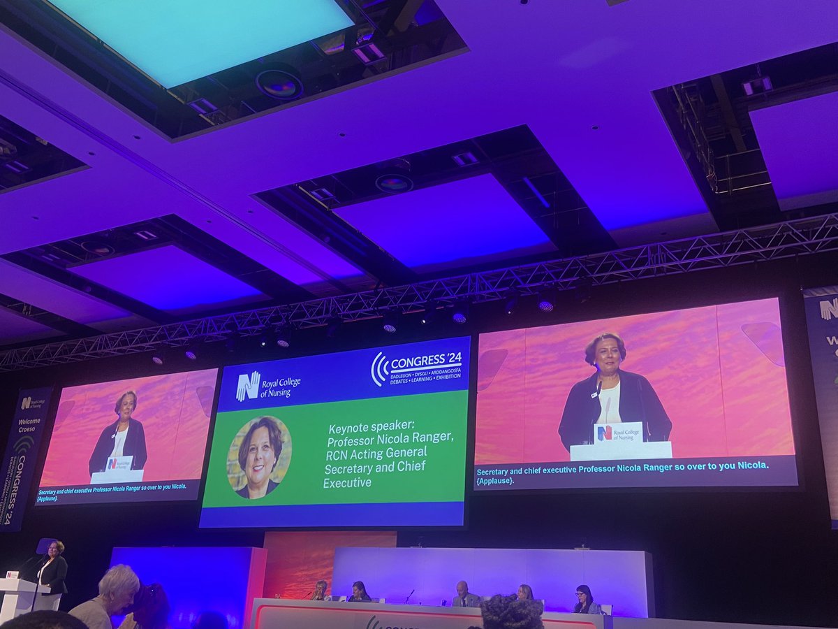 Professor Nicola Ranger is acting CEO and General Secretary . She is our keynote speaker <a href="/theRCN/">The RCN</a> <a href="/RCNLondon/">RCN London</a> #RCN24 . What an asset to the RCN she has been so far