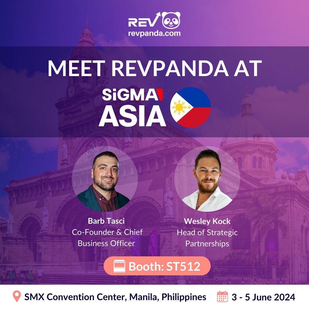 revpanda_group's tweet photo. We are already in Manila, and we can't wait for the first day of @SiGMAworld_ Asia tomorrow!π΅π
If you are around, don't forget to stop by our booth, ST512.
Schedule a chat: https://t.co/OGlEvoy3Lw
#Sigma #SigmaAsia #SiGMAAsia2024 #iGaming #DigitalMarketing #Revpanda https://t.co/xD3msNeVR2