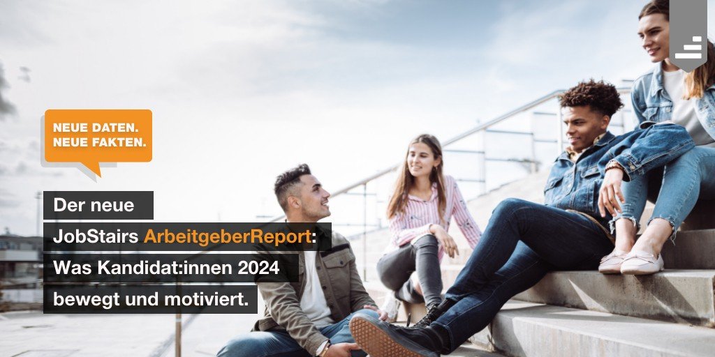 JobStairs's tweet photo. Was bewegt junge Talente bei der Arbeitgeberwahl?
Wie informieren sie sich am liebsten über potenzielle Arbeitgeber und was motiviert sie dazu, sich zu bewerben?
Antworten darauf im aktuellen JobStairs ArbeitgeberReport:
👉https://t.co/FJmdkQbsRd

Short: https://t.co/1Yx7iHtpTH

#JobStairs #JobsGutFinden #Partner #ArbeitgeberReport #Marktforschung #Talentsuche #QualifizierteKandidaten #Innovation #Karrierechancen #Erfolg