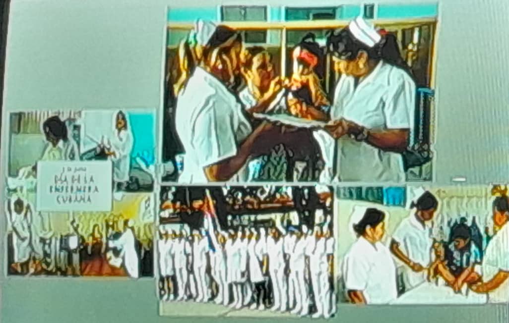 KatiaEscan's tweet photo. #Nuestr@sEnfermer@s,#NuestroFuturo, celebramos hoy en Cienfuegos y en toda #Cuba el día de la Enfermería Cubana, honrando x siempre a Victoria Brú Sánchez, símbolo de la profesión que nace un 3 de Junio de 1924.Muchas felicidades. #CienfuegosXMasVictorias.@MINSAPCuba .@ApsMinsap. https://t.co/ep5GzC0EF7