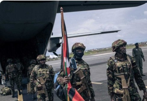 FresnerC's tweet photo. Komisyon evalyasyon #kenyen yo ki vin evalye tèren an, an #Ayiti remèt rapò yo bay prezidan kenyen an @williamsruto vandredi 31 me a, expè yo di #pnh la bezwen resikle, Troup la ta sipoze rive nan mitan mwa jen an. Selon jounal #radiomega. https://t.co/qbCcsnbnbM