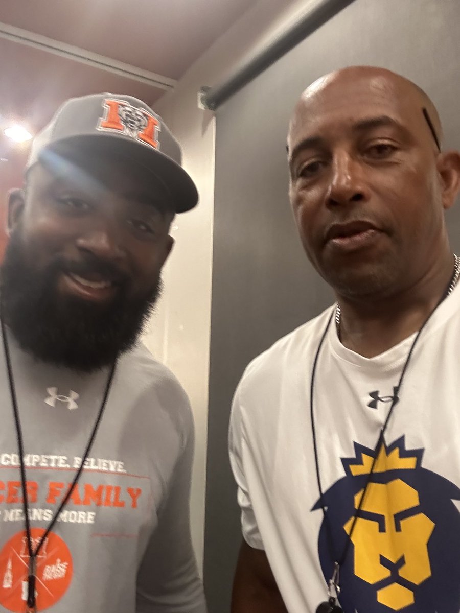 Ran into James Harden aka Coach Brown ⁦<a href="/MercerFootball/">Mercer Football</a>⁩ this morning. ⁦<a href="/EliteRecruitsHQ/">Elite Recruits HQ</a>⁩