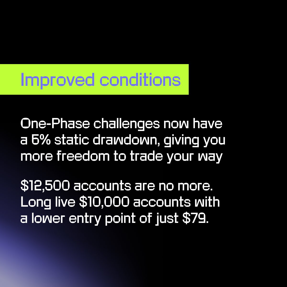InstantFunding_'s tweet photo. The name Instant Funding has always embodied our commitment to excellence. We want your experience to be instant across trading, payouts, support, and every other aspect of your journey with us 🚀

Today, we're excited to announce a series of updates that expand this philosophy. Swipe through the images to explore the changes, and stay tuned for more updates during our June birthday celebrations 🟣💫

Explore the new dashboard: https://t.co/NzhYDbUSX3