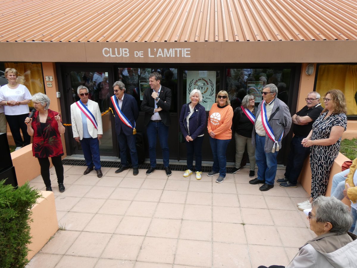 baraille66's tweet photo. Samedi #Vernetlesbains, 50 ans du Club de l'amitié, inauguration des locaux rénovés
La Région @Occitanie Pyrénées-Méditerranée au plus près des territoires @CaroleDelga
#vivreensemble #convivialité #partage #transgenerationnel #associations https://t.co/B18VgNPCP4