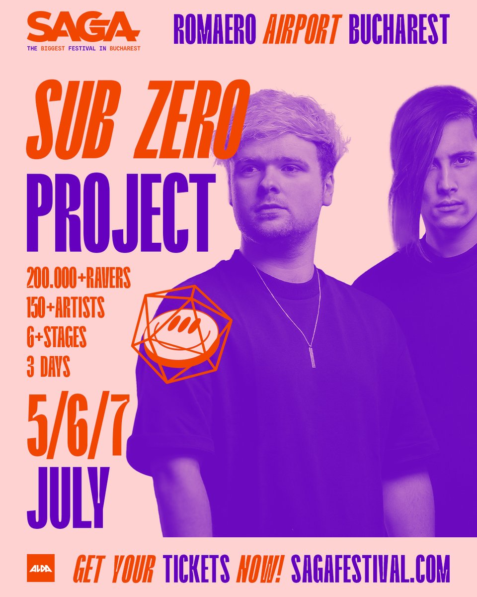 Are you ready for pure madness?! 🤯 @Sub_ZeroProject are coming to shake the grounds at Romaero Airport! 🎟 Get your tickets now from sagafestival.com #WeAreSAG