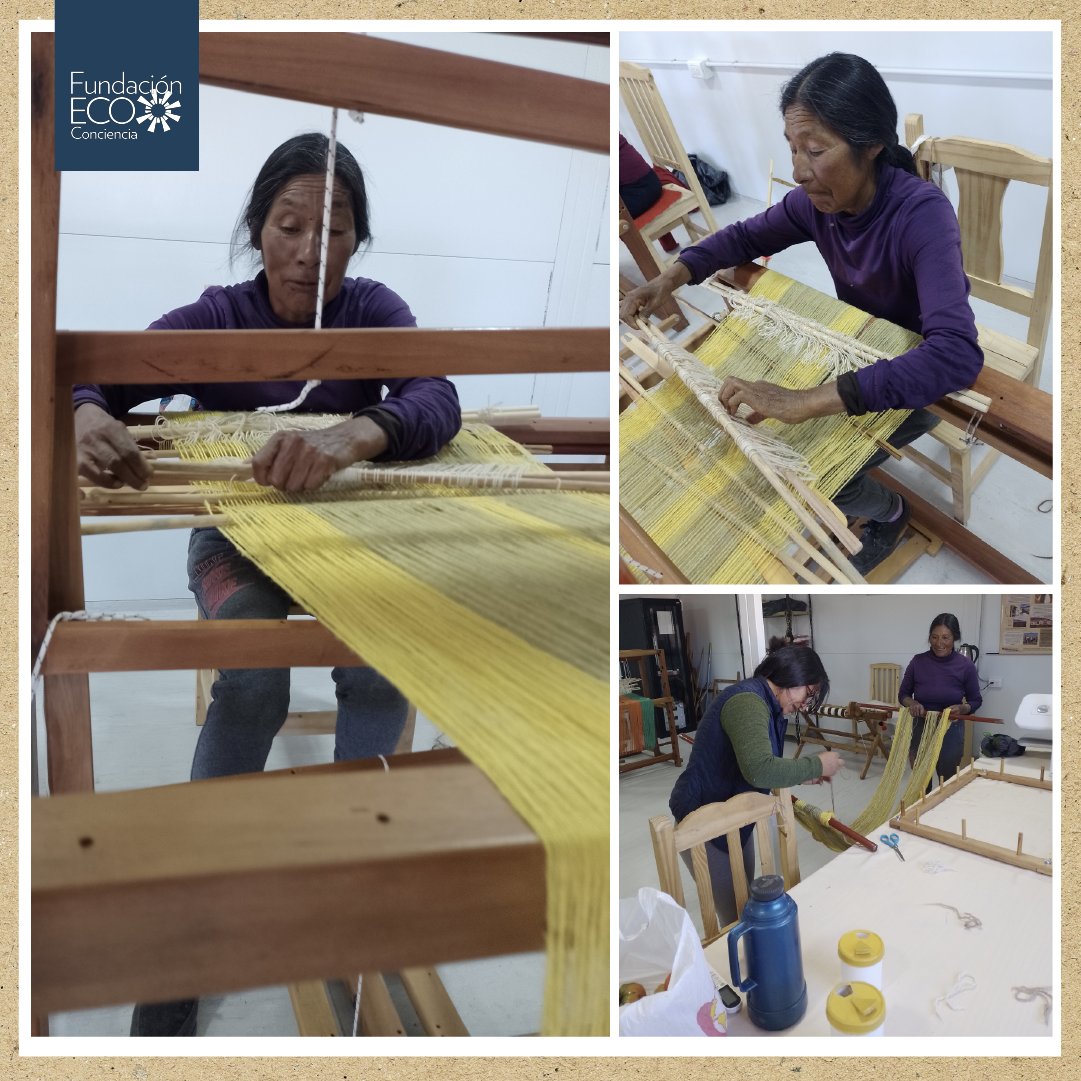 Las alumnas asistieron para terminar prendas y aprender el nuevo punto "OJO DE PERDIZ", un reto que lograron superar con éxito. Aunque el grupo, mayormente de personas mayores, encontró el aprendizaje desafiante, se ayudaron mutuamente.