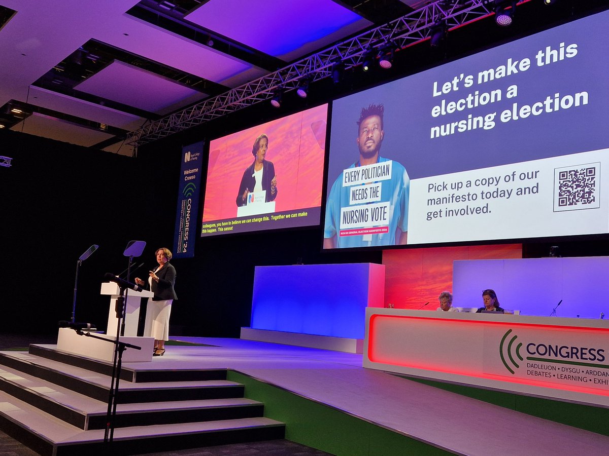BE THE CHANGE!
Great Key Note speech from interim Chief Exec and General Secretary!
<a href="/theRCN/">The RCN</a> #RCN24