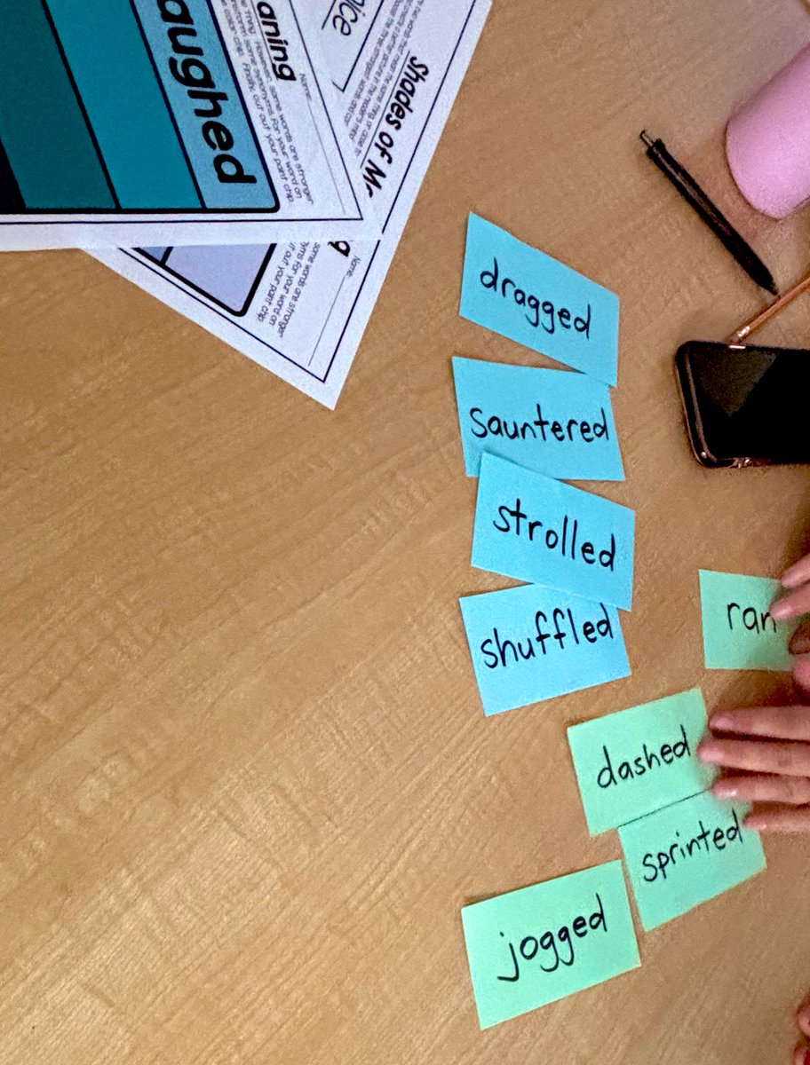 Week 33 and 34- learning about evidence based instructional practices —including semantic gradient and shades of meaning —helps our students expand their vocabulary - Lightnings are learners⚡️ <a href="/CurriculumTldsb/">TLDSBCurriculum</a> <a href="/TLDSB/">TLDSB</a> <a href="/RichterJ_24/">Ms. Richter</a> <a href="/lcfettes/">Leigh Fettes</a>