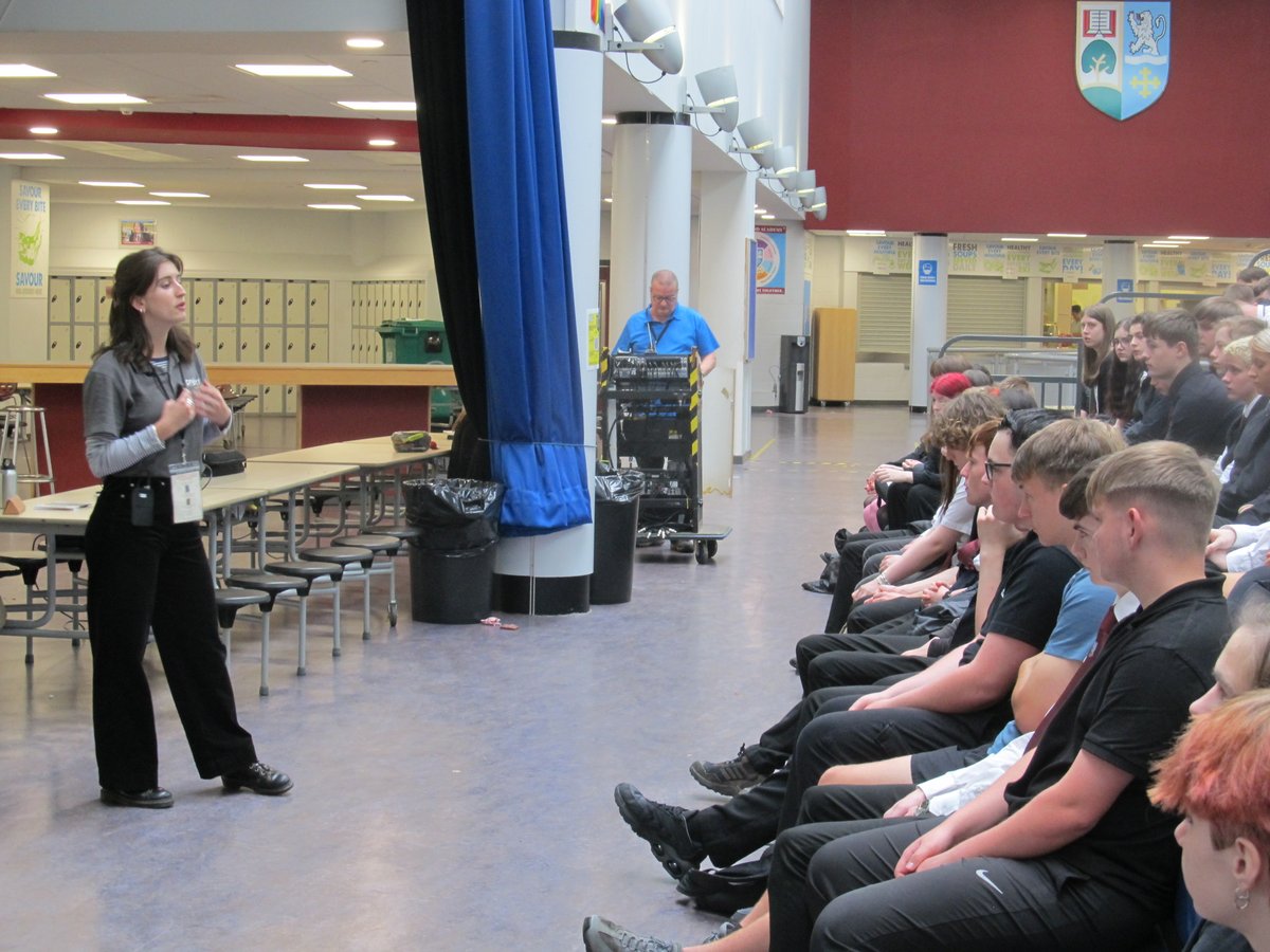 A big thank you to Jenny Le Masurier from Project Trust who gave a fascinating talk to our S5 and S6 about taking a gap year and volunteering abroad. <a href="/Greenwood_Acad/">Greenwood Academy</a> <a href="/ProjectTrustUK/">Project Trust</a>