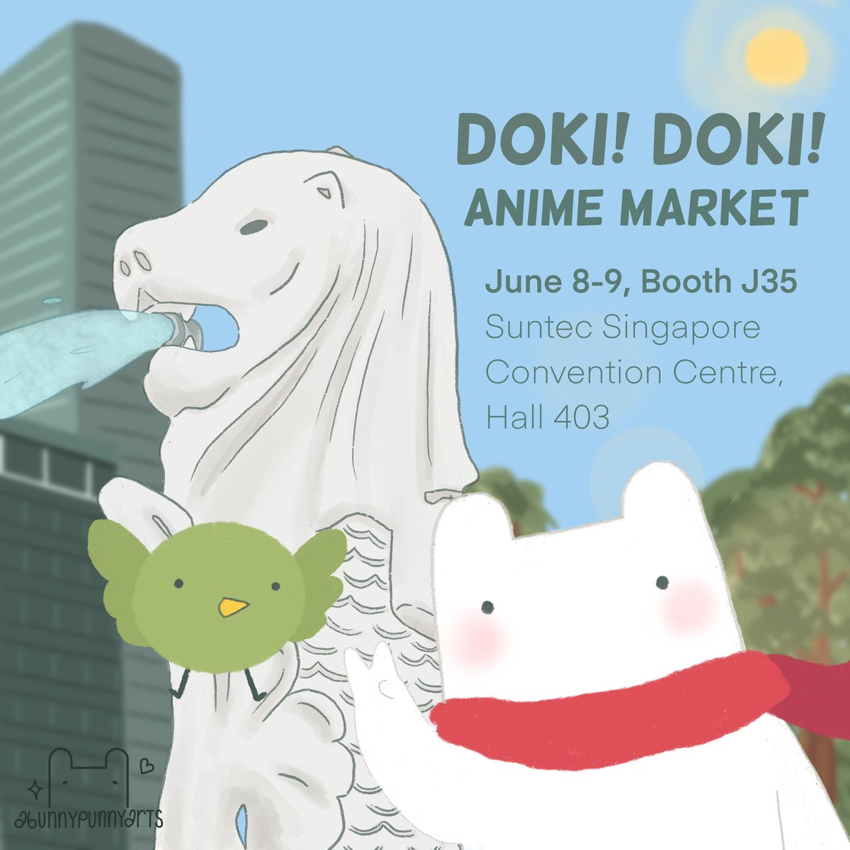 My 1st international art event aaaaa!! Wish me luck 🥺💖 #ddam