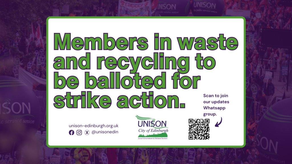 UNISON Edinburgh tweet media