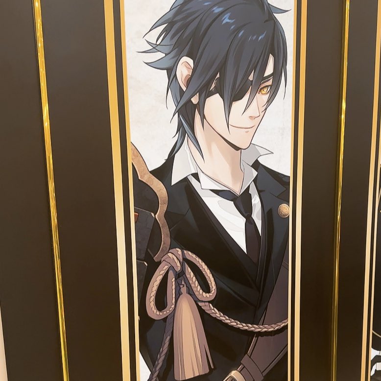 燭台切光忠(刀剣乱舞) 「の壁にいた燭」|ｼｭﾅのイラスト